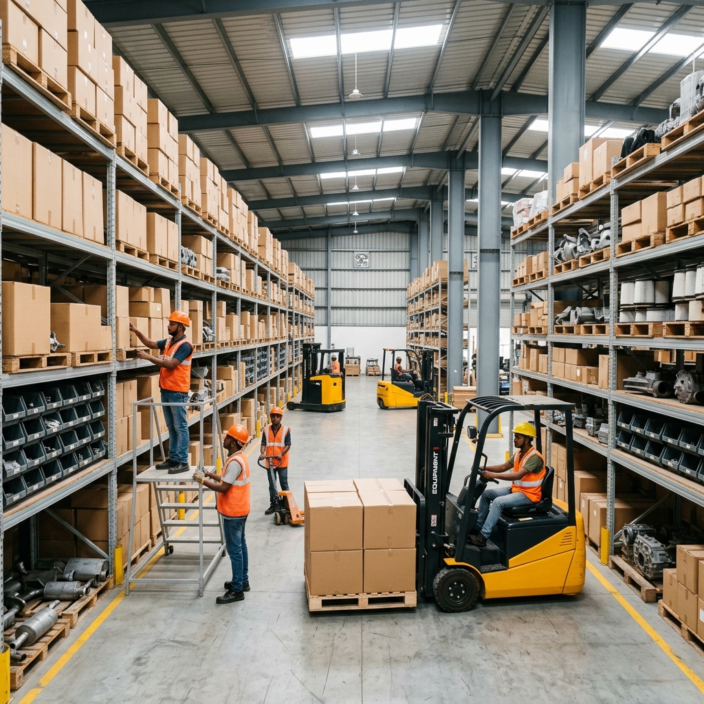 Spare Parts Putaway Management